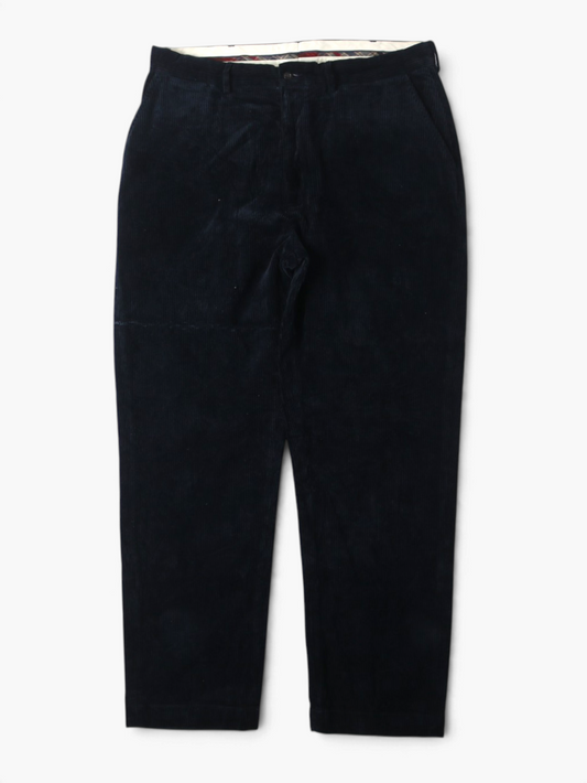 Vintage Corduroy Trousers - Navy - 36/32