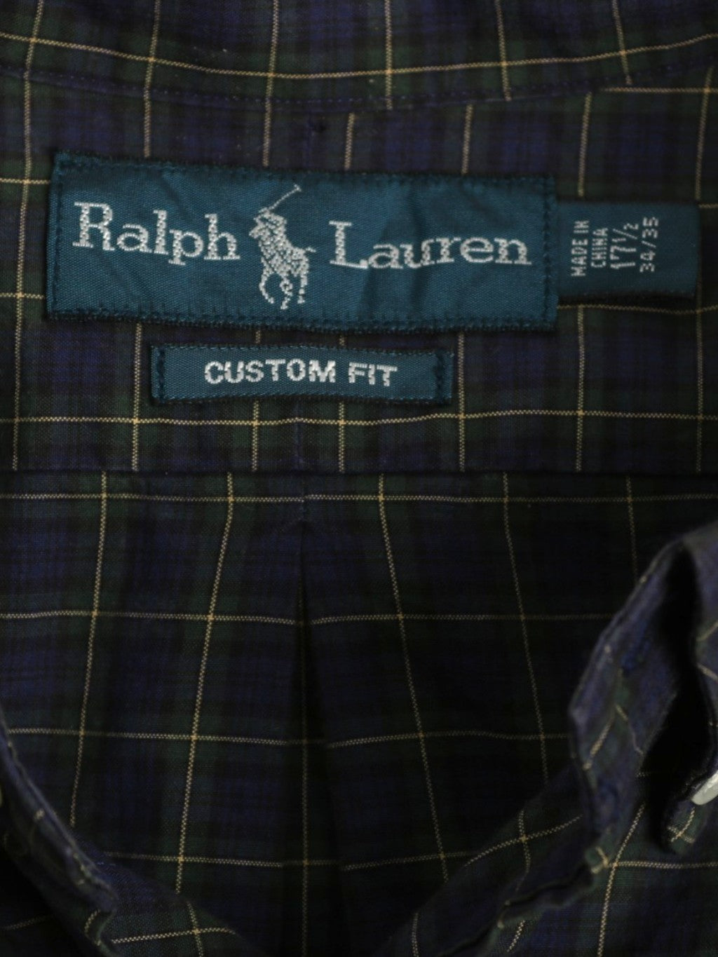 Vintage Shirt - Navy Check