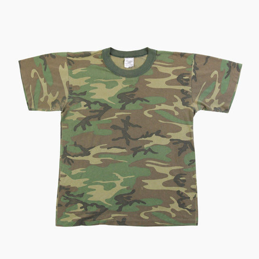 Vintage 'Woodland Camo' All Over Print T-Shirt