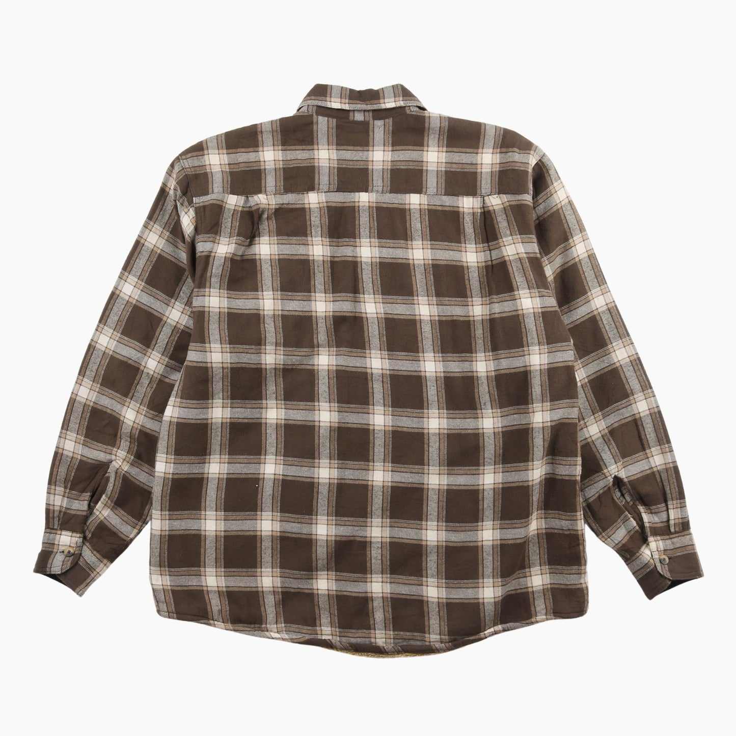 Vintage Flannel Overshirt - Brown Check