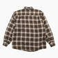 Vintage Flannel Overshirt - Brown Check