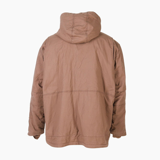 Active Hooded Jacket - Washed Brown