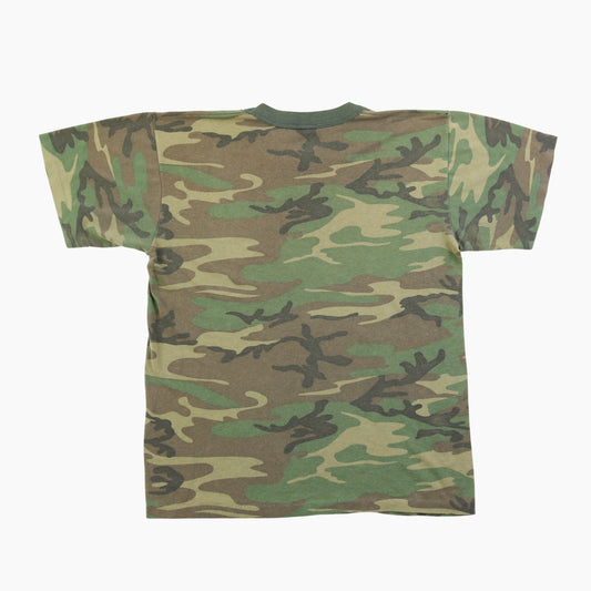 Vintage 'Woodland Camo' All Over Print T-Shirt