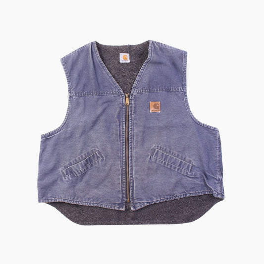 Lined Vest - Washed Blue - American Madness