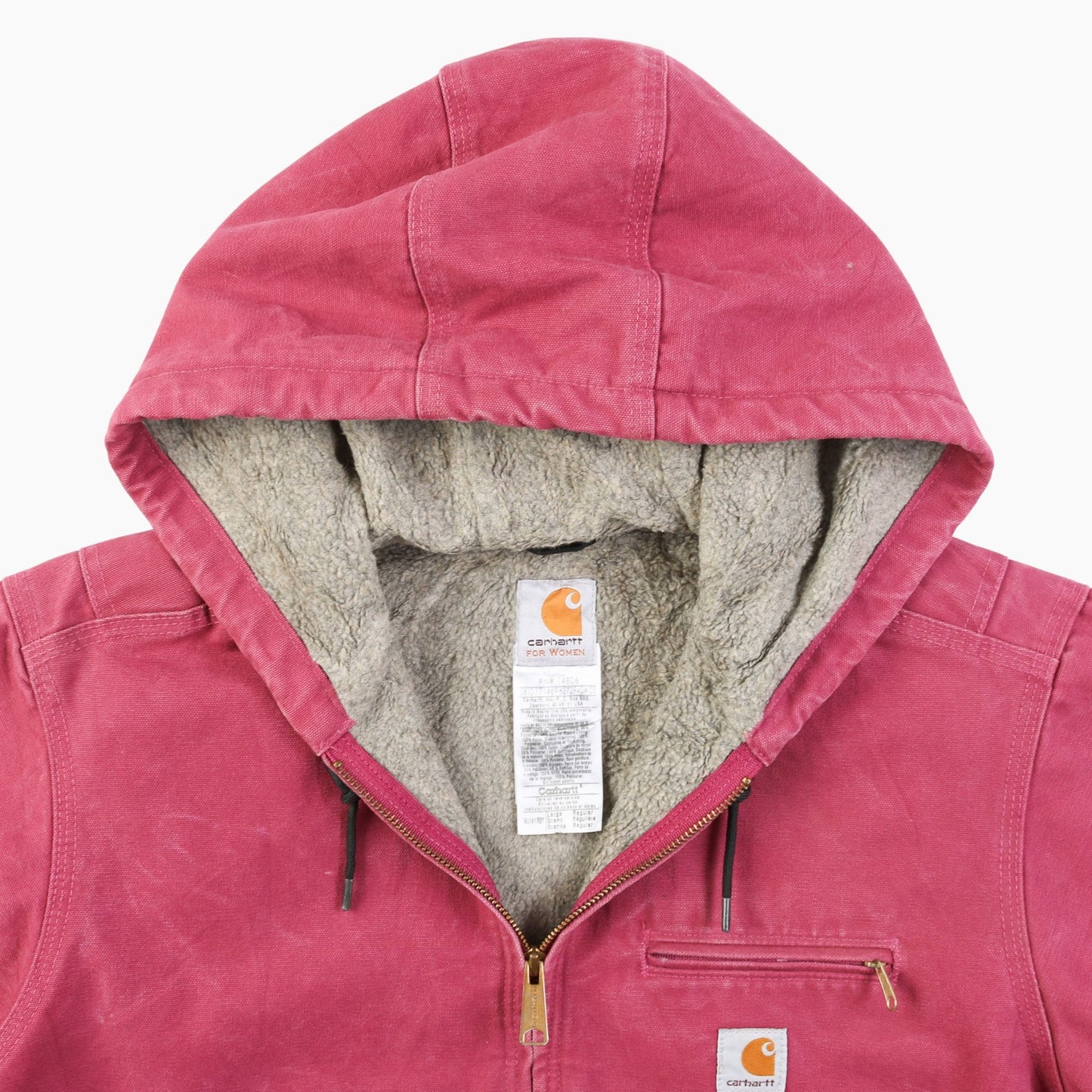 Active Kapuzenjacke - Verwaschenes Rosa