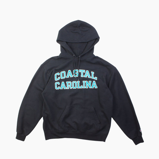 Vintage 'Coastal Carolina' Champion Hooded Sweatshirt - American Madness