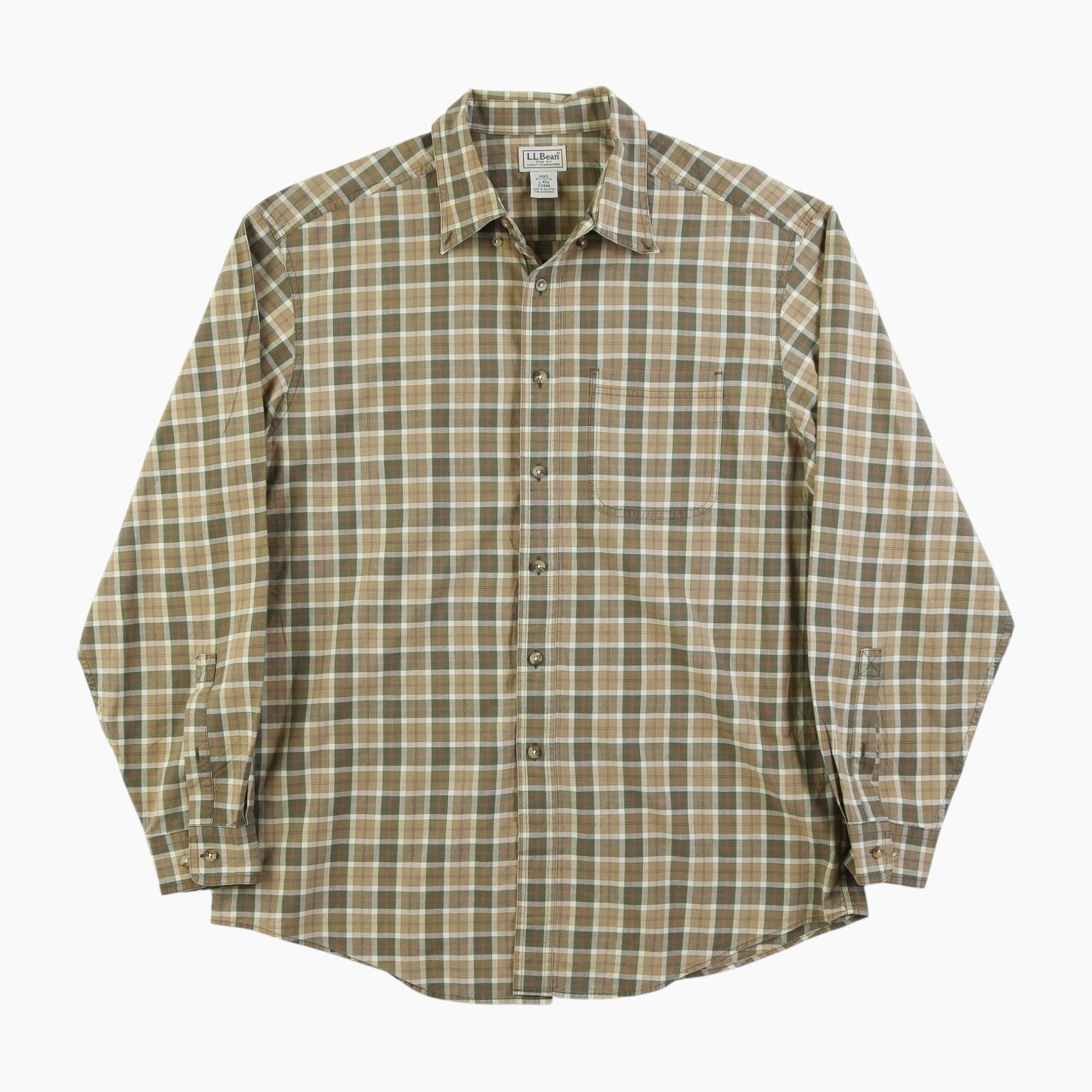 Vintage Shirt - Khaki Check