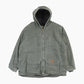 Hooded Work Jacket - Green