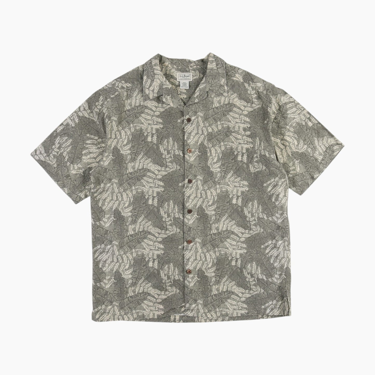 Vintage Shirt - Leaf Print