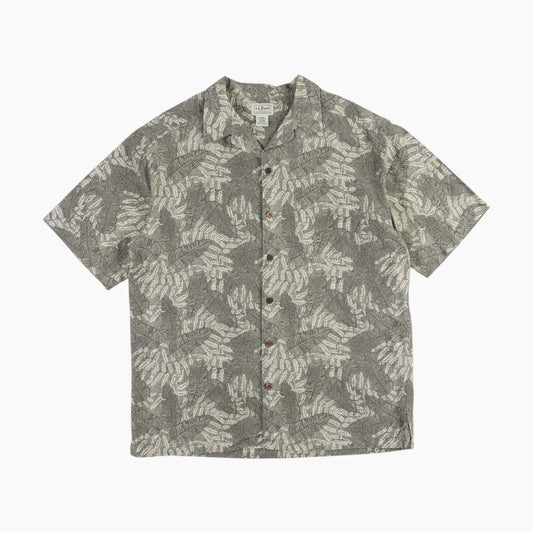 Vintage Shirt - Leaf Print