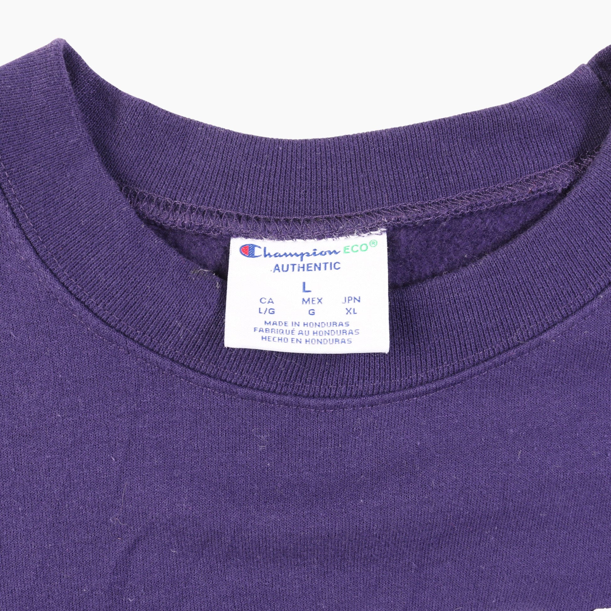 Vintage purple champion on sale sweatshirt