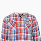 Vintage Flannel Overshirt - Red Check