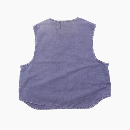 Lined Vest - Washed Blue - American Madness
