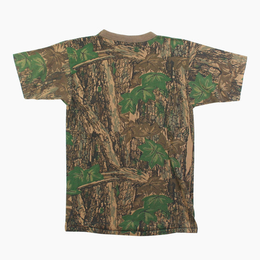 Vintage-T-Shirt mit durchgehendem „Real Tree Camo“-Print