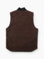 Lined Vest - Brown