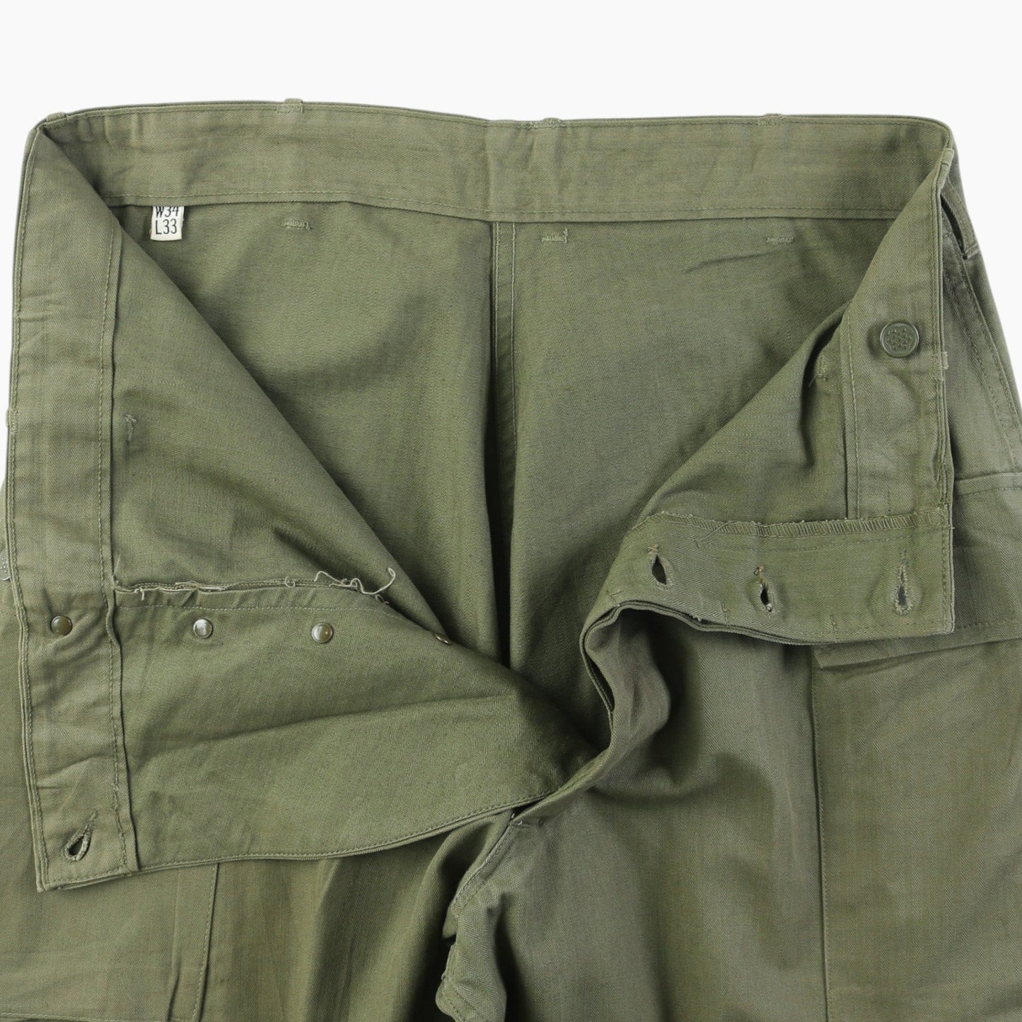 Vintage M-43 HBT Army Pants