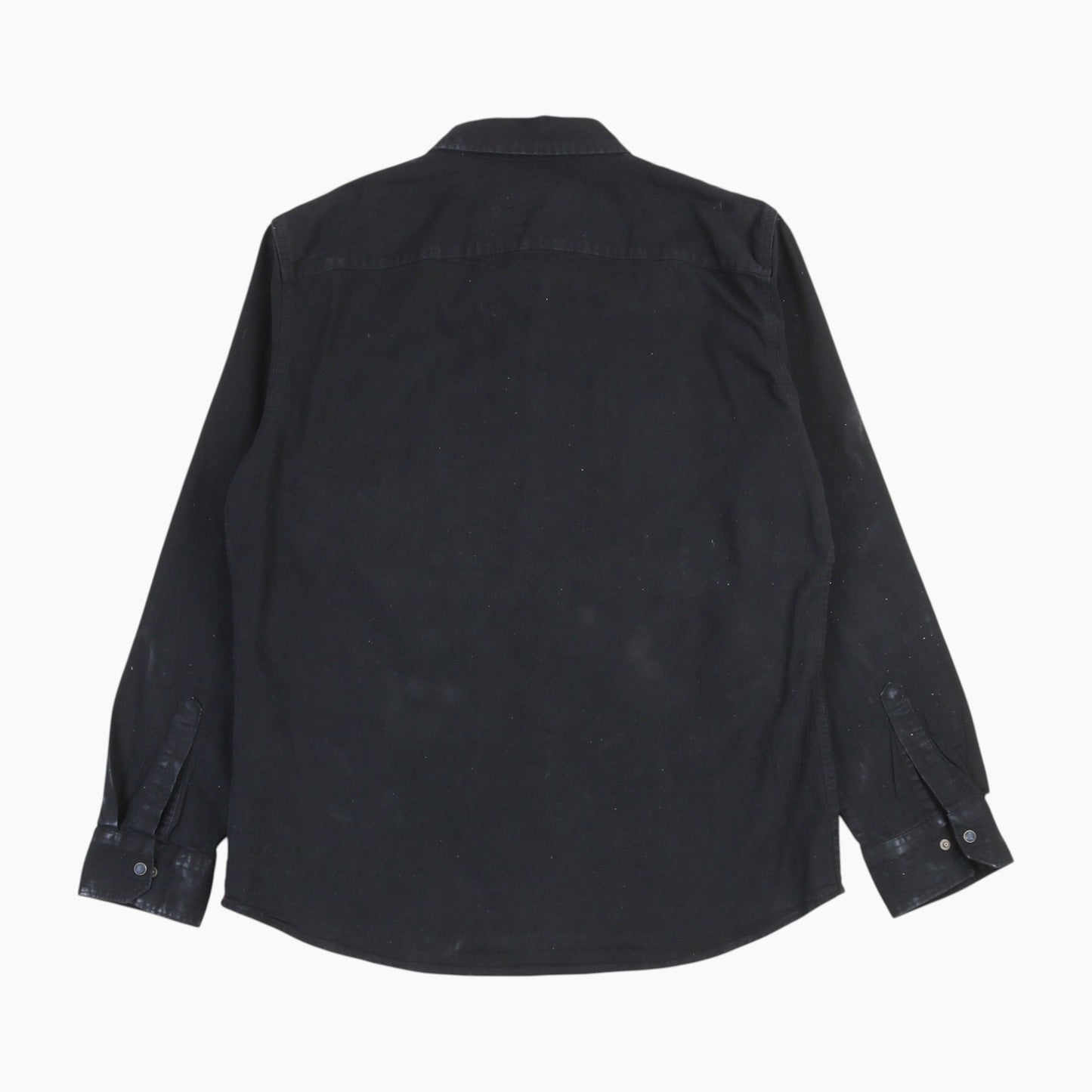 Western Denim Shirt - Black