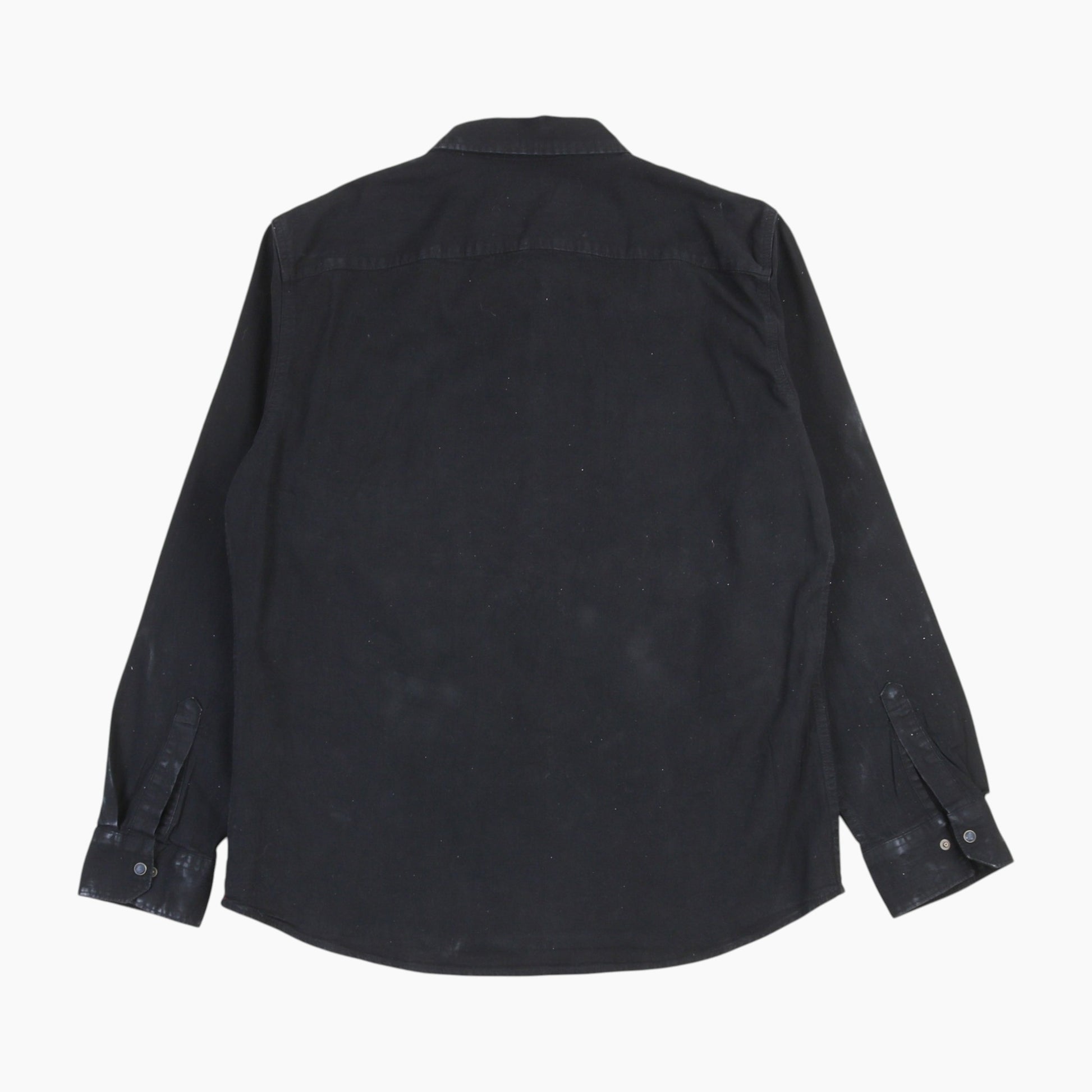 Western Denim Shirt - Black