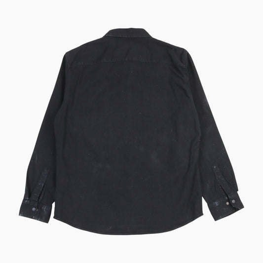 Western Denim Shirt - Black