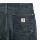 Vintage Double Knee Carpenter Pants - Black - 36/34