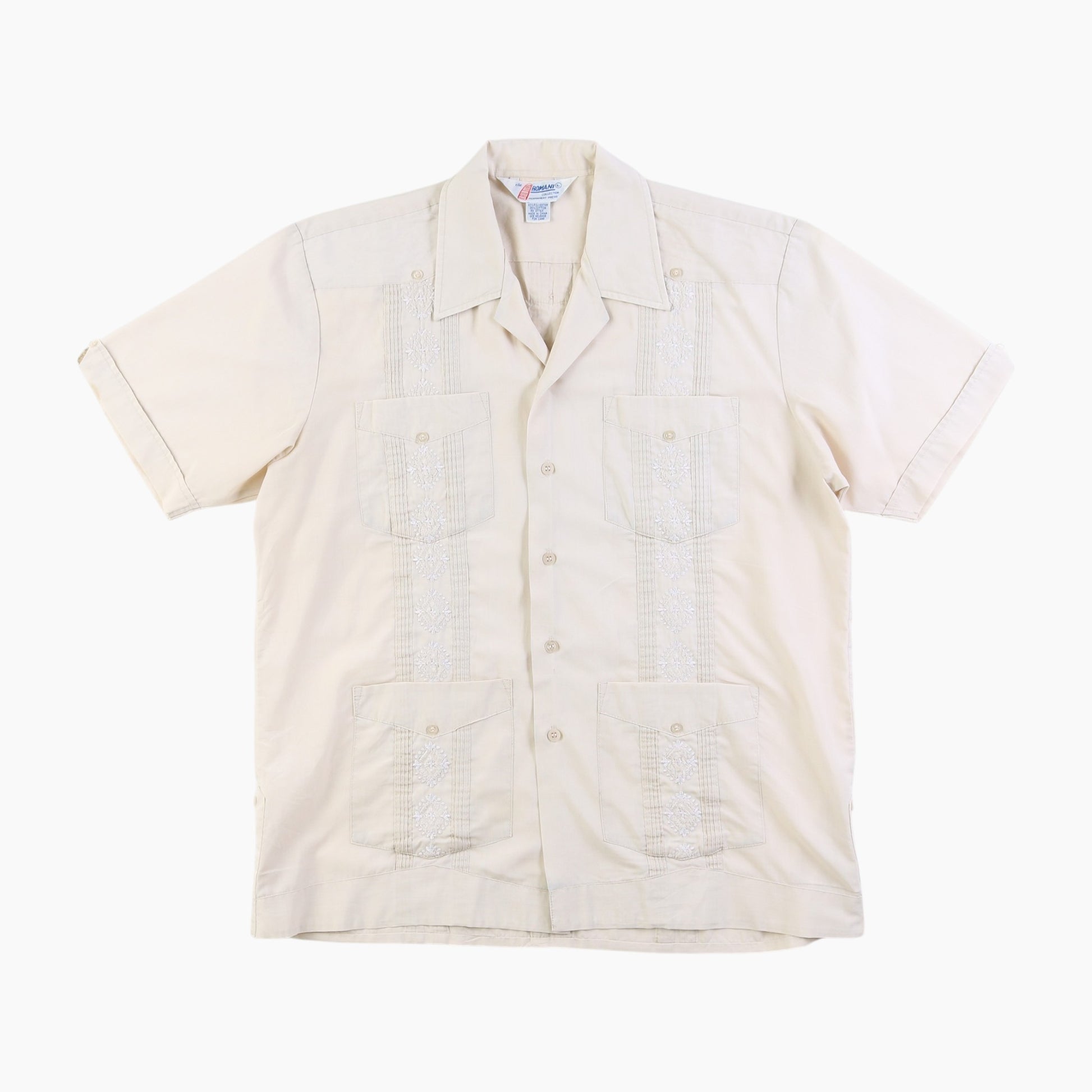 Vintage Cuban Guayabera Shirt
