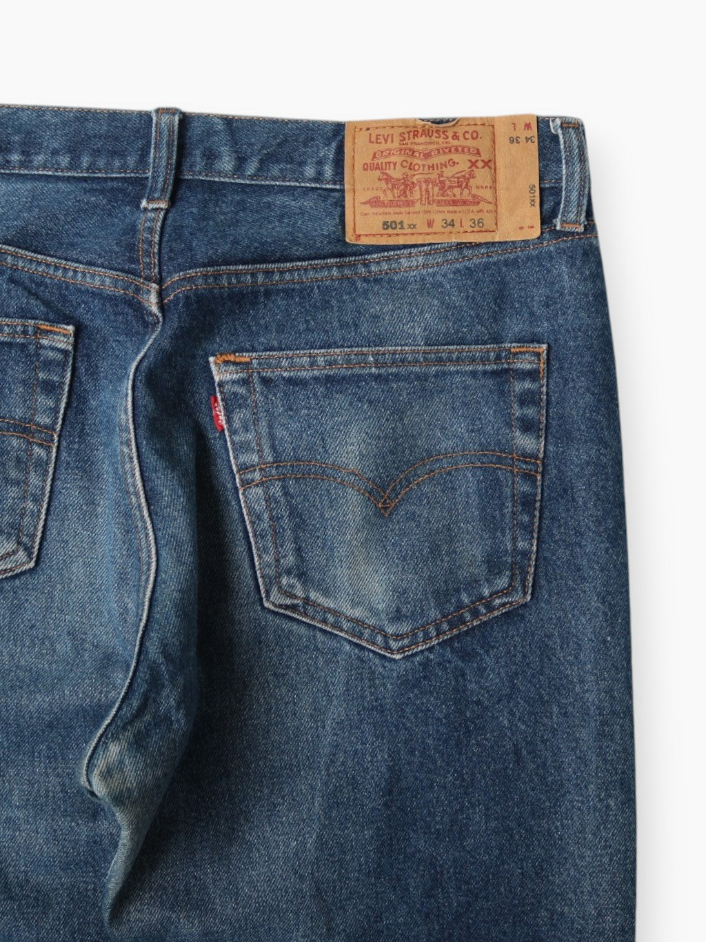 Vintage Made In USA 501XX Jeans - 34/36
