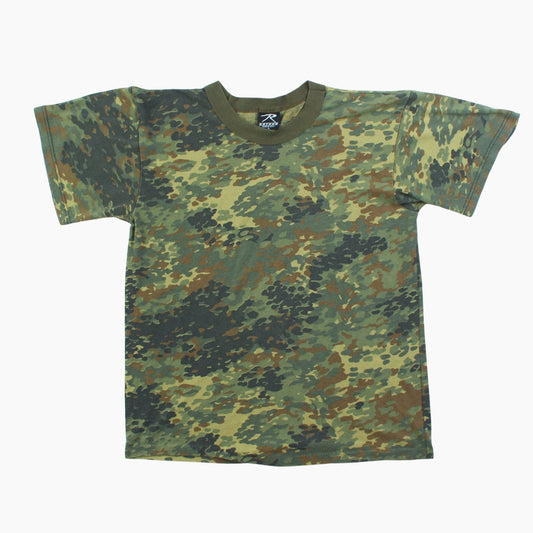 Vintage 'Flecktarn Camo' All Over Print T-Shirt