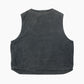 Lined Vest - Washed Charcoal