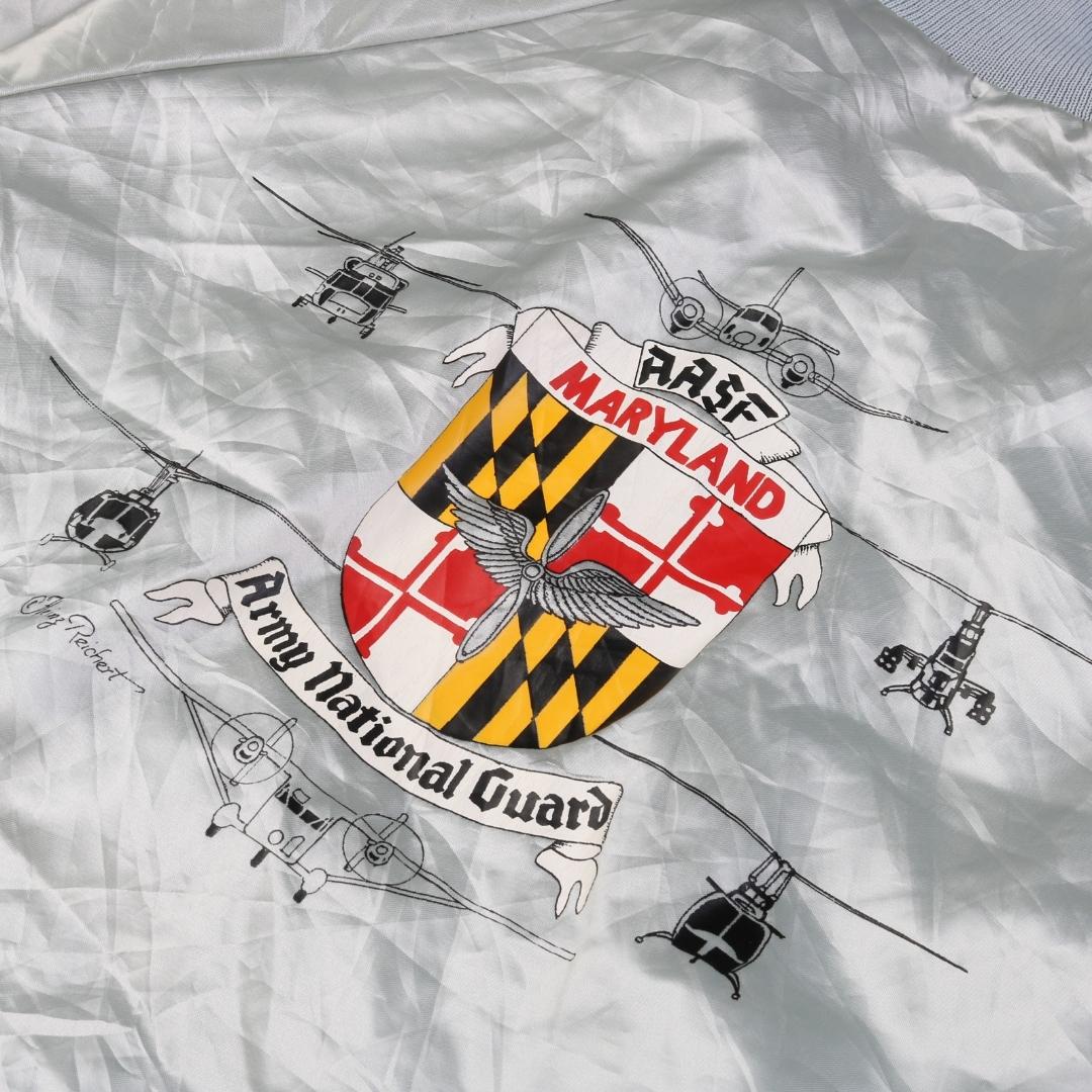 Vintage 'Maryland' Satin Bomber Jacket - American Madness