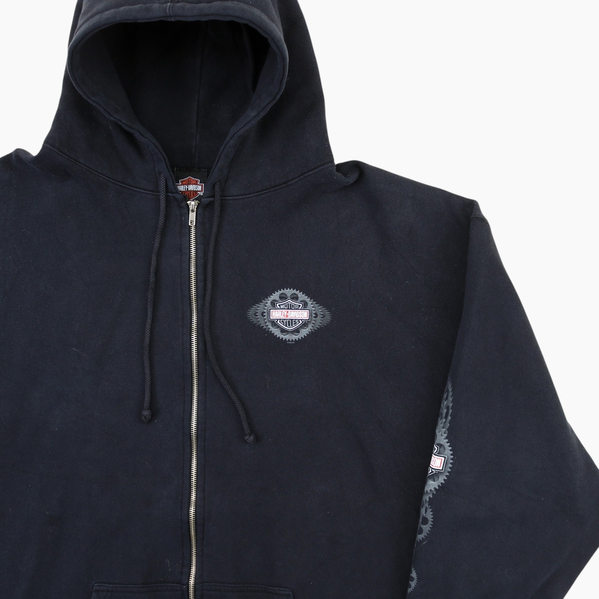 'Franklin' Hooded Sweatshirt - Black