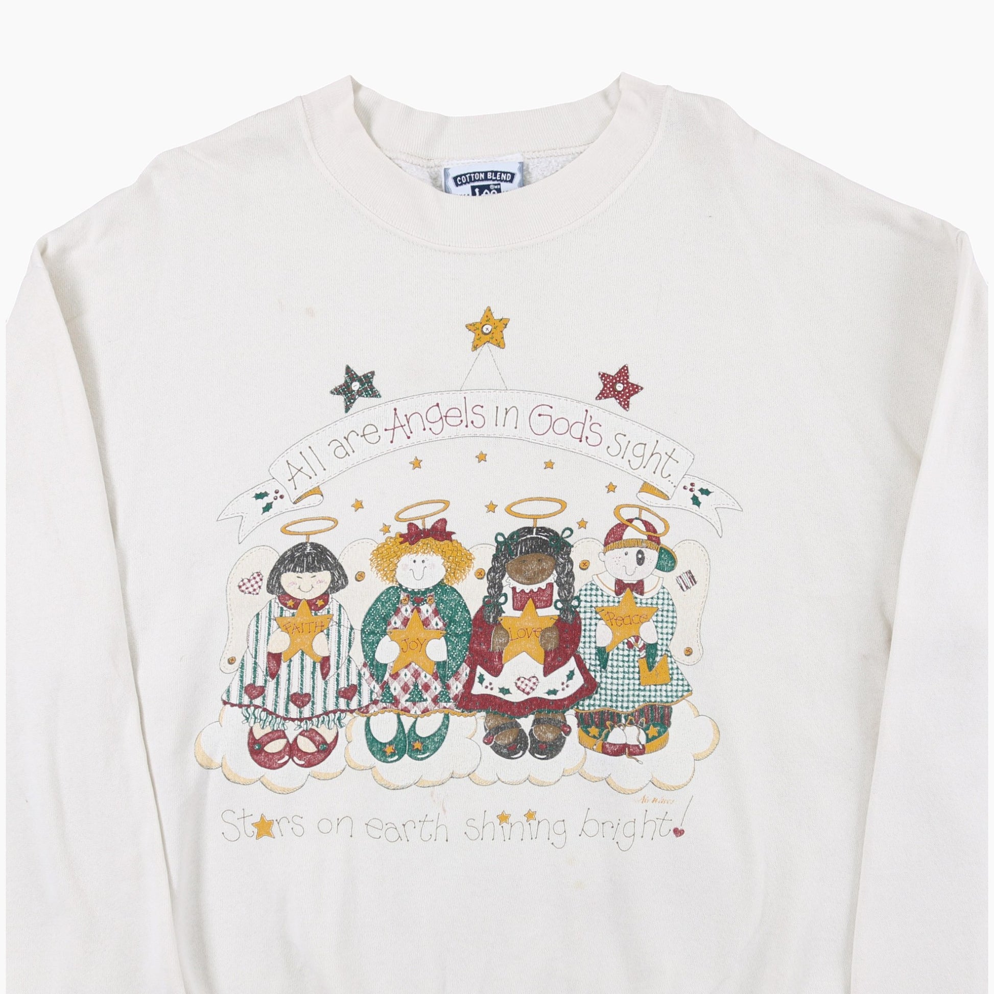 Lee 'Angels In God's Sight' Sweatshirt - Cream