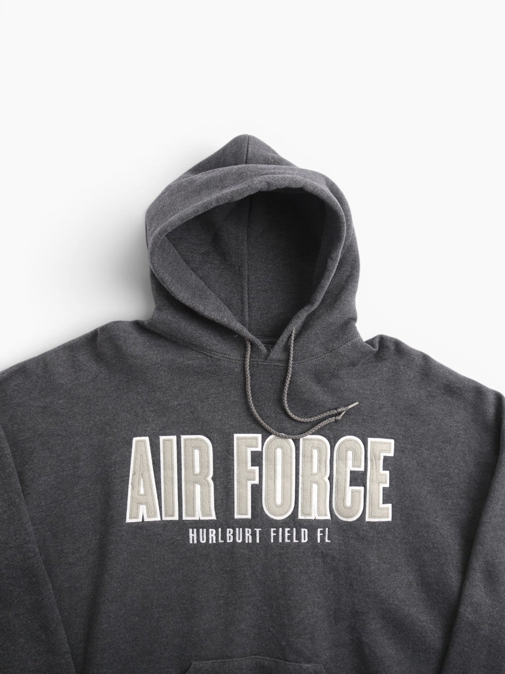 'Air Force' Hooded Sweatshirt - Grey