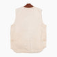 Lined Vest - Washed Hamilton Brown