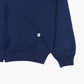 Zipped Hooded Sweatshirt - Navy