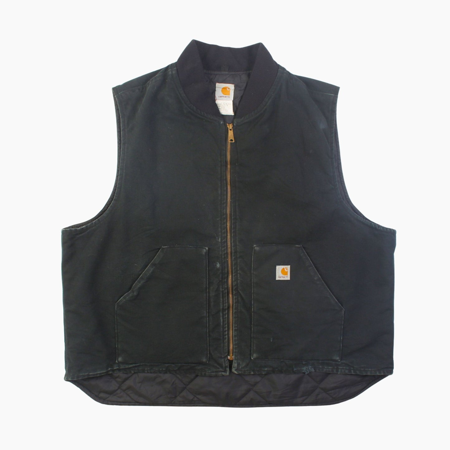 Lined Vest - Washed Black