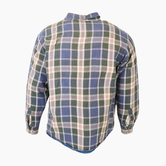 Vintage Flannel Overshirt - Blue Check