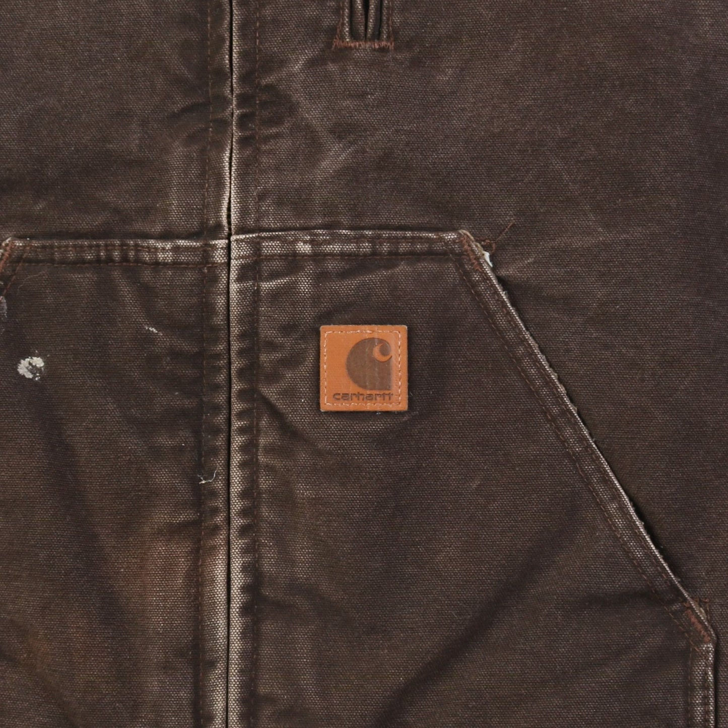 Lined Vest - Washed Brown