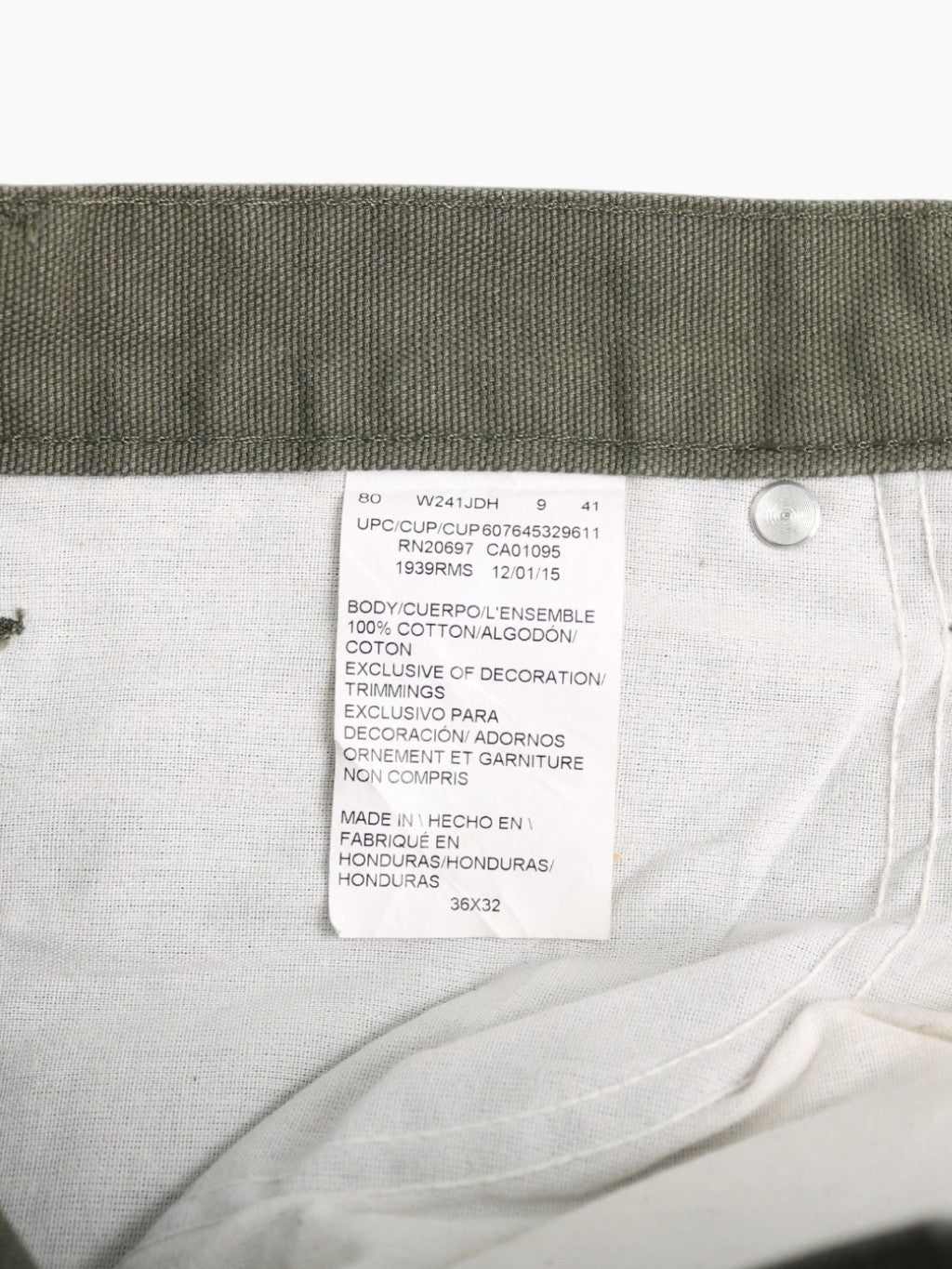 Vintage Carpenter Pants - Green