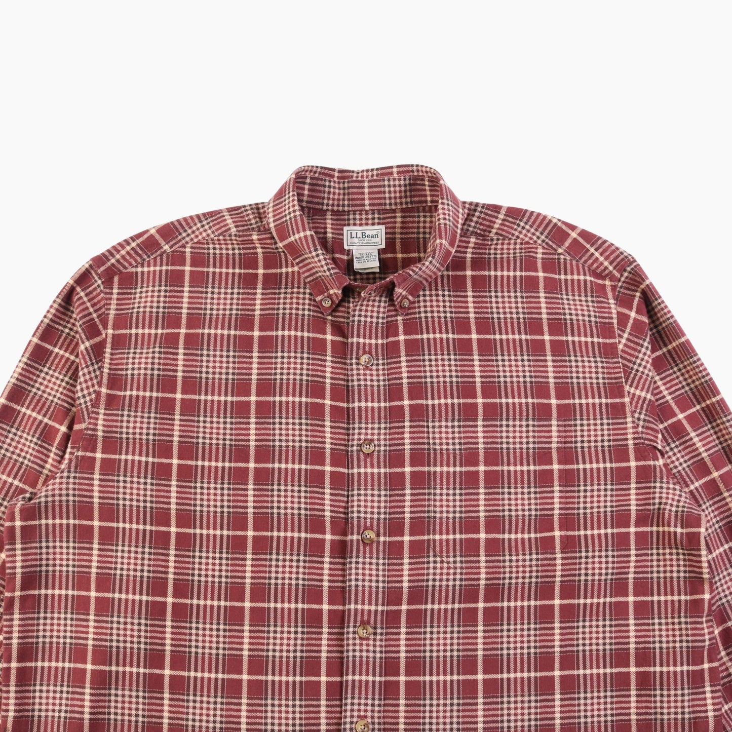 Vintage Shirt - Maroon Flannel