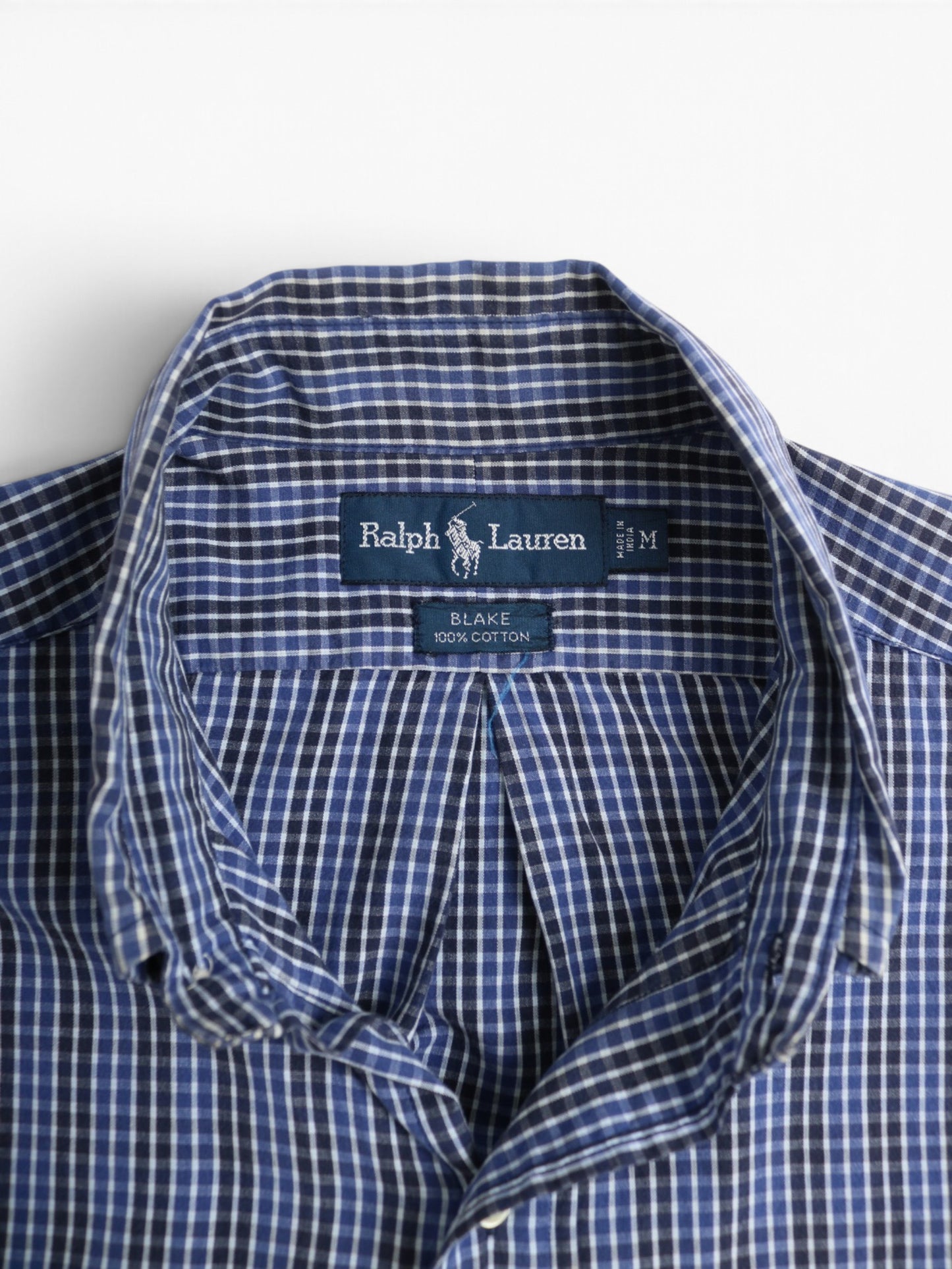 Vintage Shirt - Blue Check