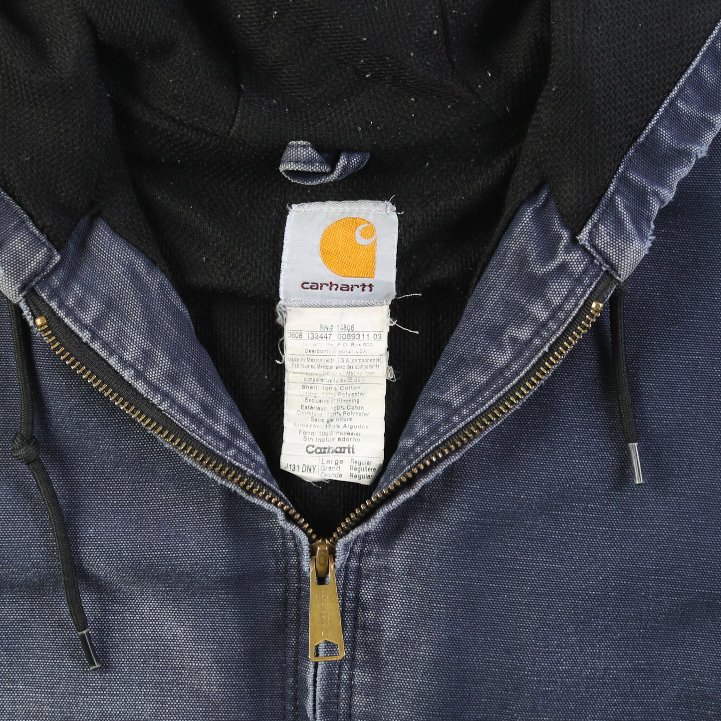 Hooded Active Jacket - Navy