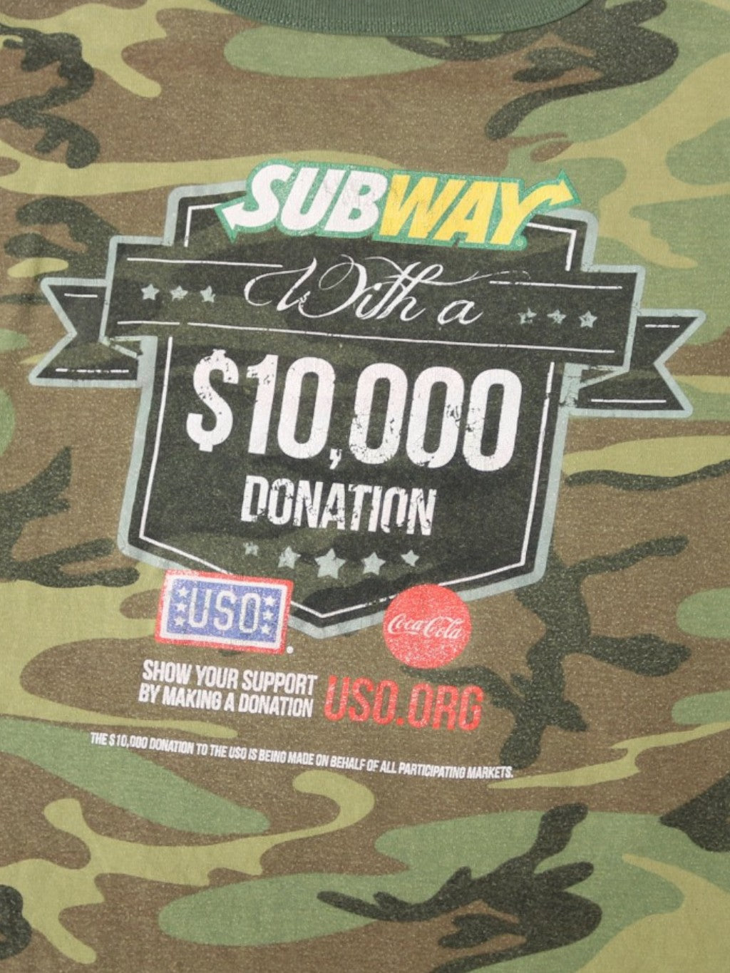 'Subway' Woodland Camouflage T-shirt