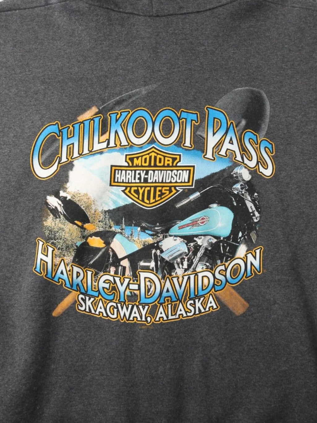 'Chilkoot Pass' Hooded Sweatshirt - Grey