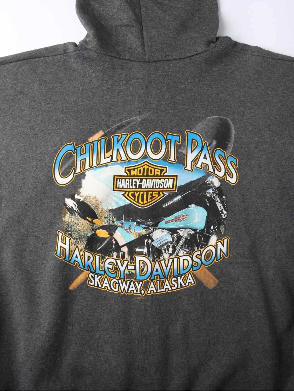 'Chilkoot Pass' Hooded Sweatshirt - Grey