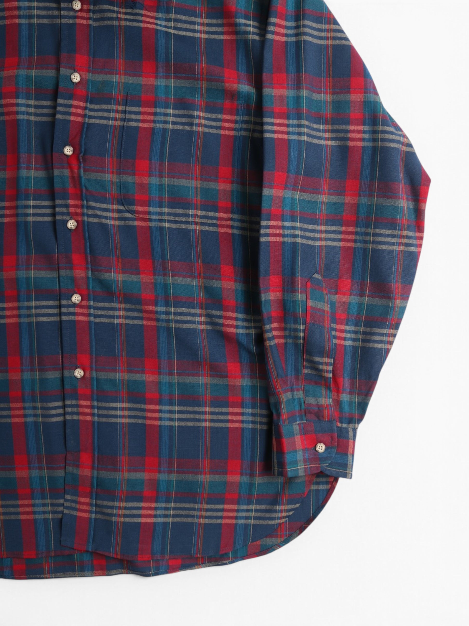Vintage Flannel Shirt - Blue