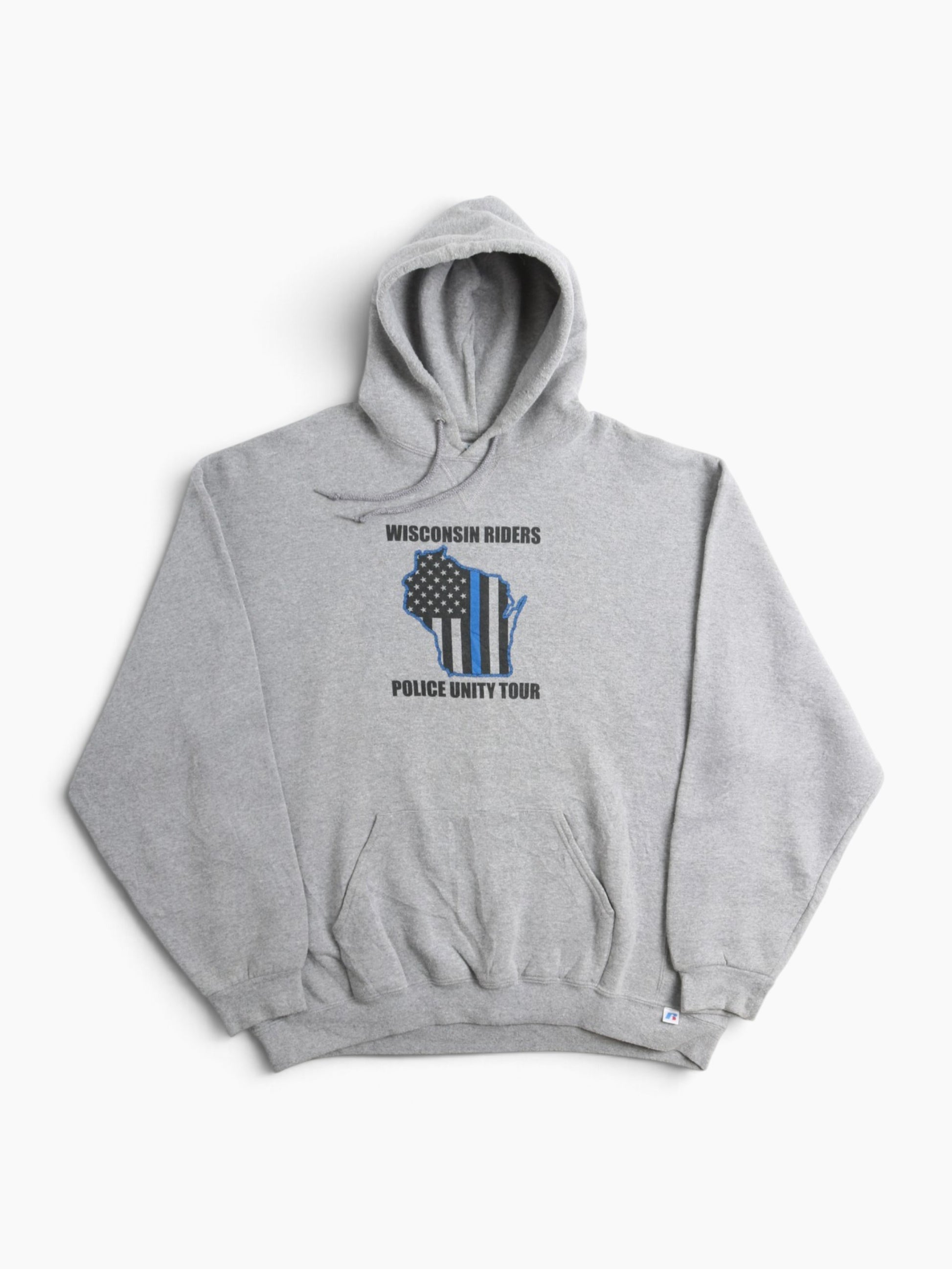 Vintage 'Wisconsin' Hooded Sweatshirt