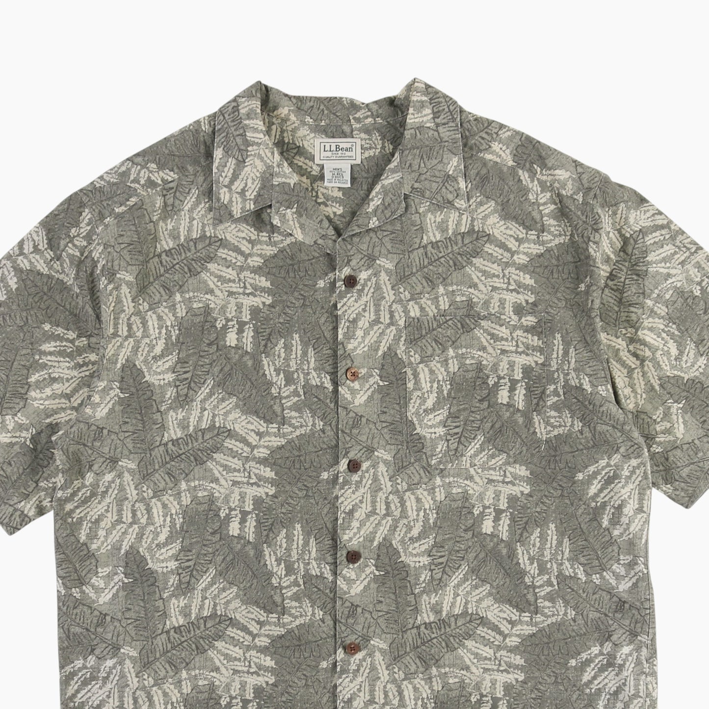 Vintage Shirt - Leaf Print