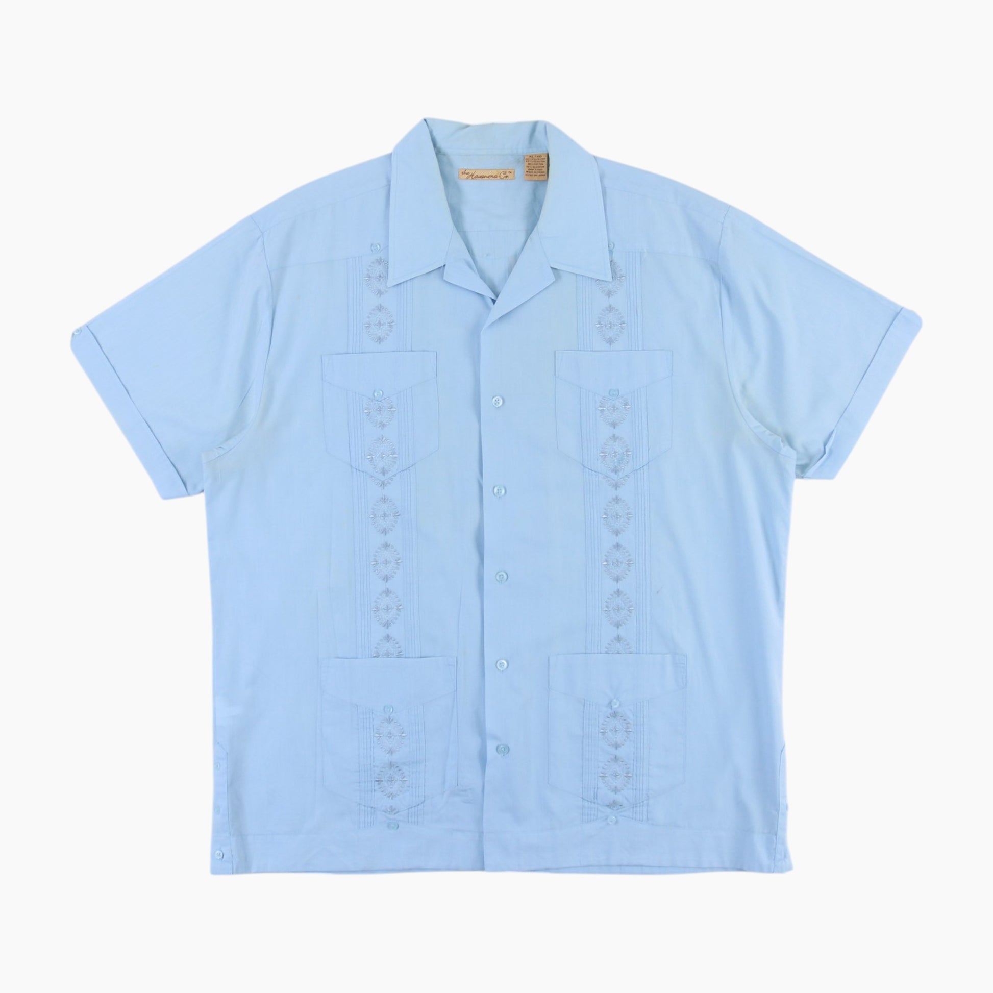 Vintage Cuban Guayabera Shirt