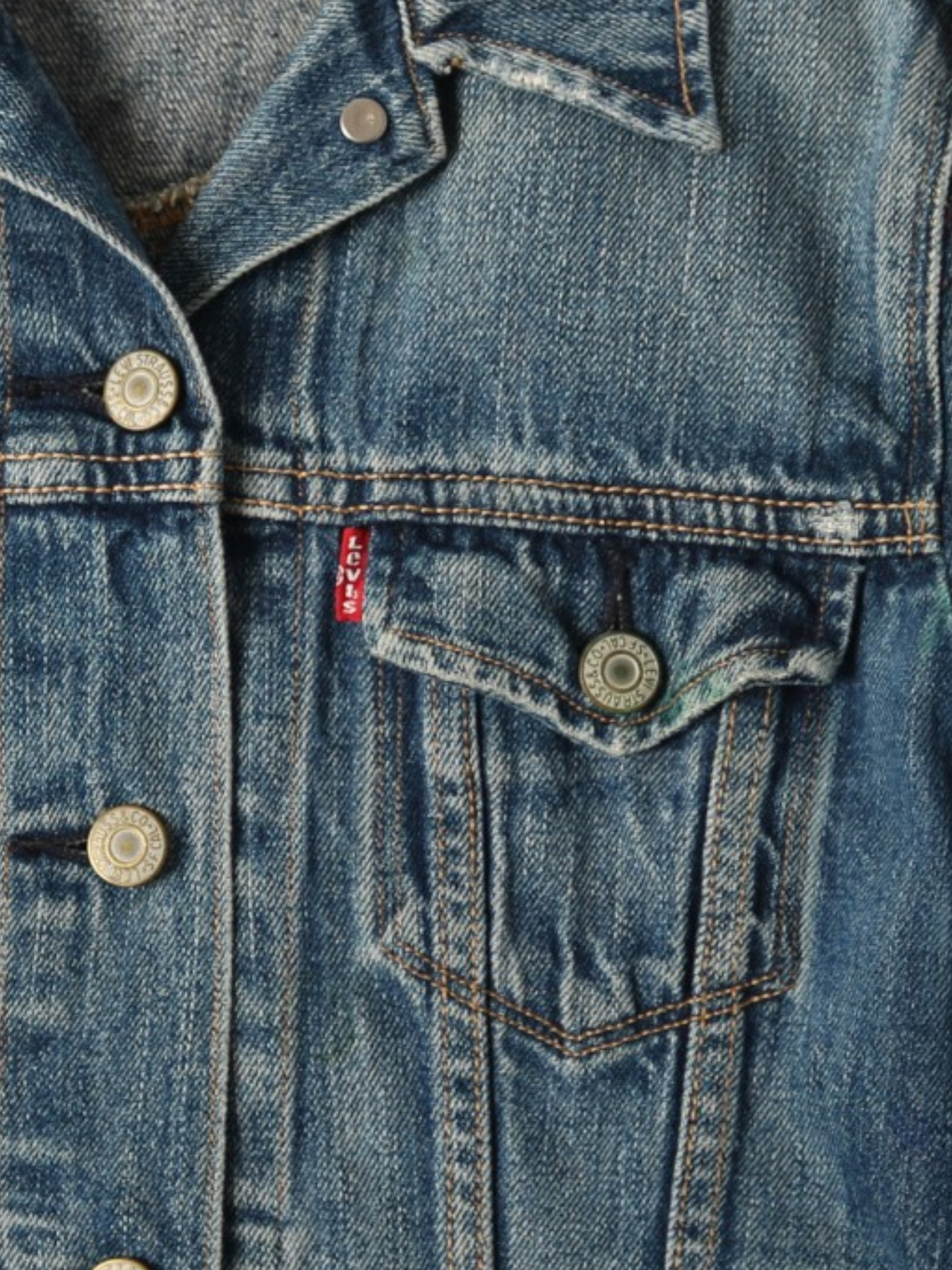 Vintage Denim Trucker Jacket