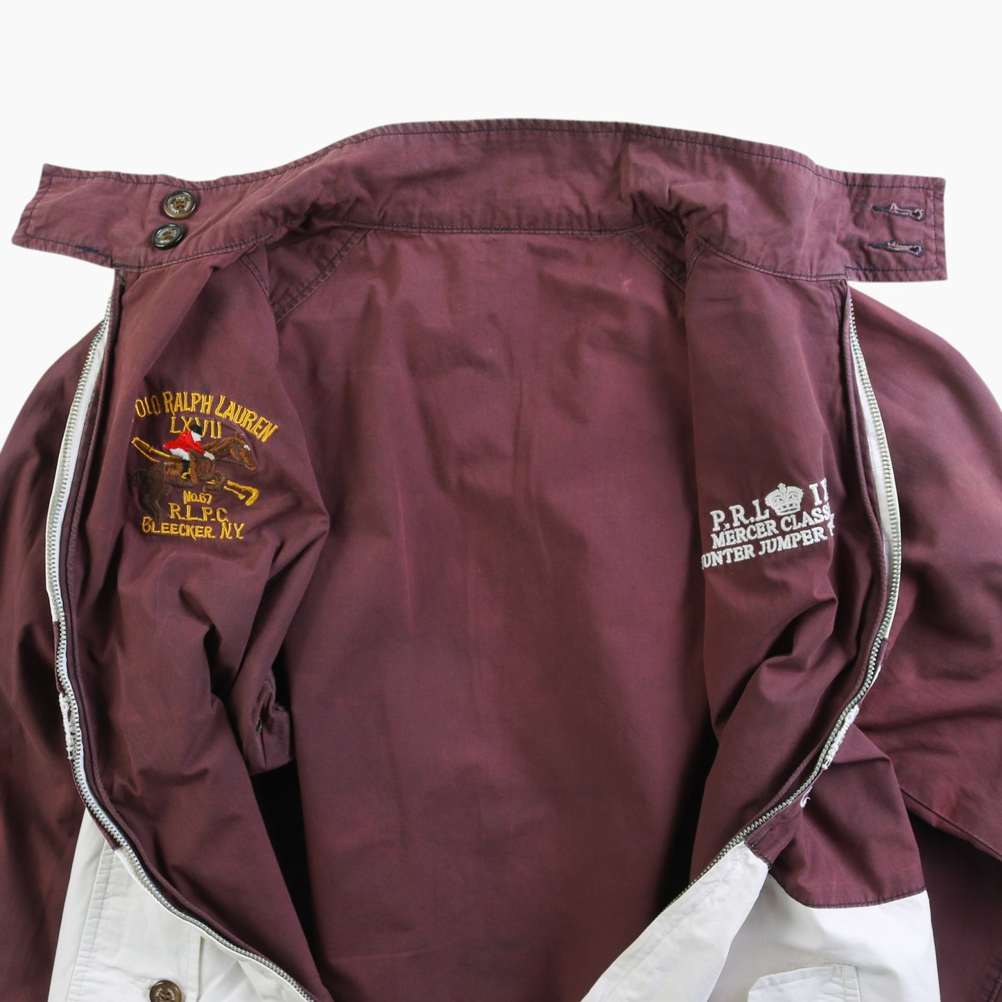 Vintage Reversible Bomber Jacket - Red